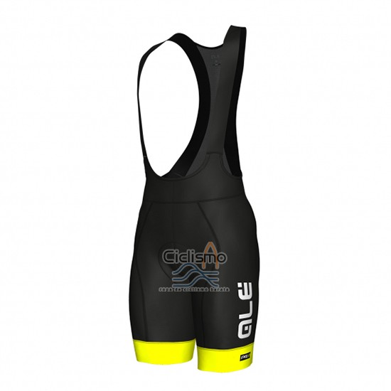 Ale Ropa Ciclismo Culotte Corto 2018 Hombre Mangas Cortas Azul y AMarillo