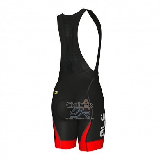Ale Ropa Ciclismo Culotte Corto 2018 Hombre Mangas Cortas Negro y Rojo