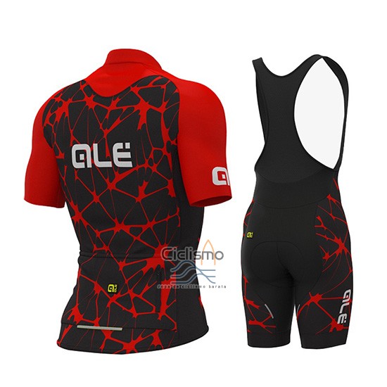 Ale Ropa Ciclismo Culotte Corto 2019 Hombre Mangas Cortas Rojo