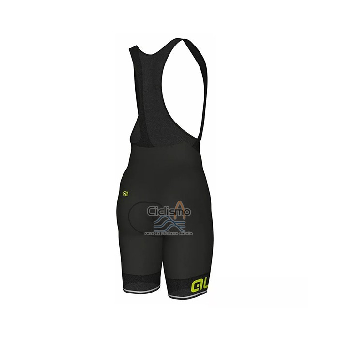 Ale Ropa Ciclismo Culotte Corto 2021 Hombre Mangas Cortas AMarillo Azul