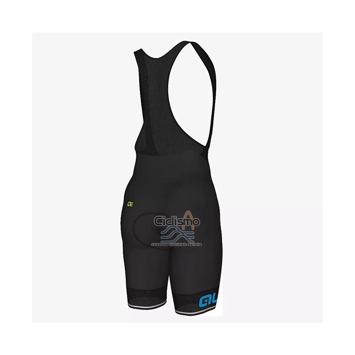 Ale Ropa Ciclismo Culotte Corto 2021 Hombre Mangas Cortas Azul AMarillo