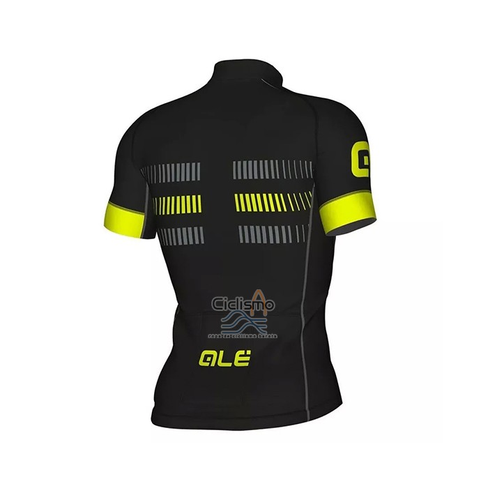 Ale Ropa Ciclismo Culotte Corto 2021 Hombre Mangas Cortas Gris AMarillo