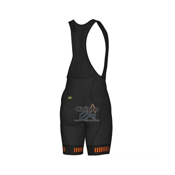 Ale Ropa Ciclismo Culotte Corto 2021 Hombre Mangas Cortas Gris Naranja