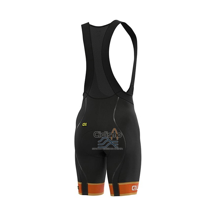 Ale Ropa Ciclismo Culotte Corto 2021 Hombre Mangas Cortas Naranja