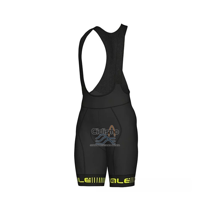Ale Ropa Ciclismo Culotte Corto 2021 Hombre Mangas Cortas Negro AMarillo
