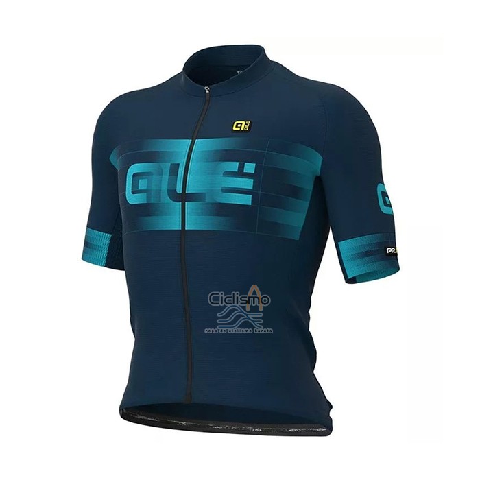 Ale Ropa Ciclismo Culotte Corto 2021 Hombre Mangas Cortas Profundo Azul