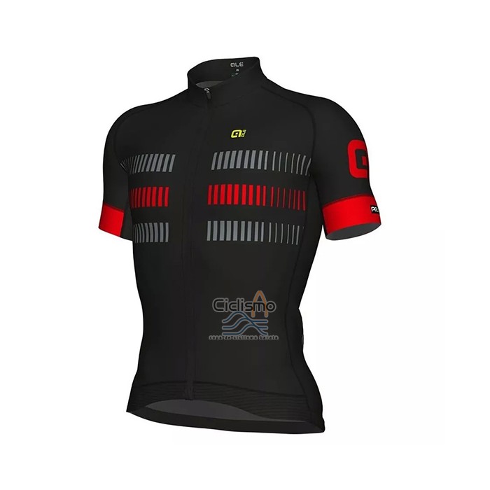 Ale Ropa Ciclismo Culotte Corto 2021 Hombre Mangas Cortas Rojo Gris
