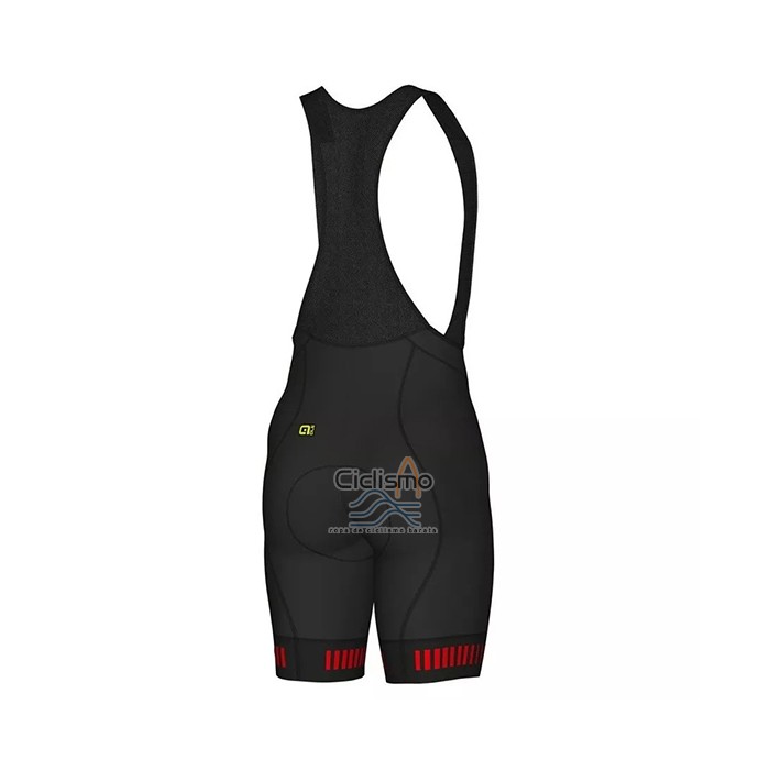 Ale Ropa Ciclismo Culotte Corto 2021 Hombre Mangas Cortas Rojo Gris