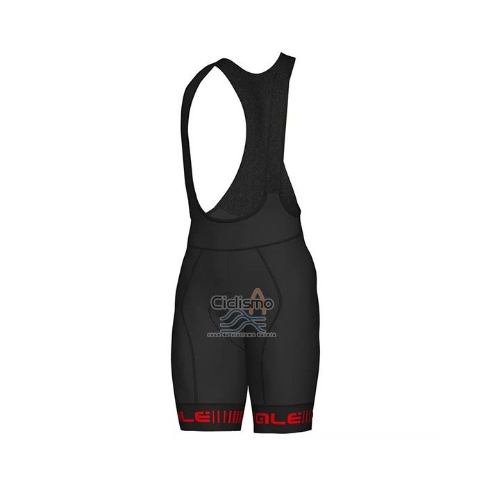 Ale Ropa Ciclismo Culotte Corto 2021 Hombre Mangas Cortas Rojo Negro