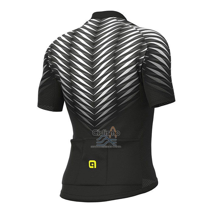 Ale Ropa Ciclismo Culotte Corto 2022 Hombre Mangas Cortas Negro Blanco