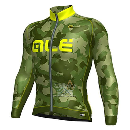 Ale Ropa Ciclismo Culotte Largo 2016 Hombre Mangas Largas AMarillo y Verde