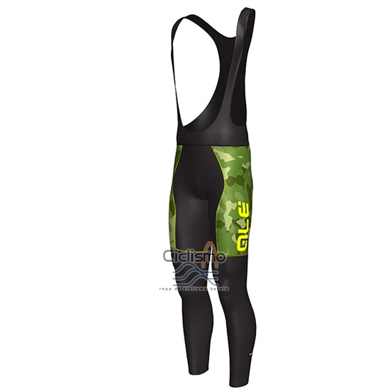Ale Ropa Ciclismo Culotte Largo 2016 Hombre Mangas Largas AMarillo y Verde