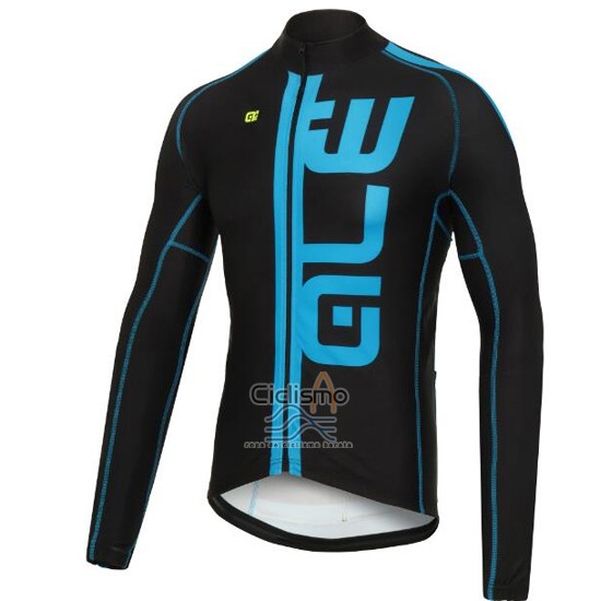 Ale Ropa Ciclismo Culotte Largo 2016 Hombre Mangas Largas Azul y Negro