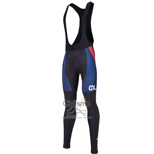 Ale Ropa Ciclismo Culotte Largo 2016 Hombre Mangas Largas Azul y Rojo
