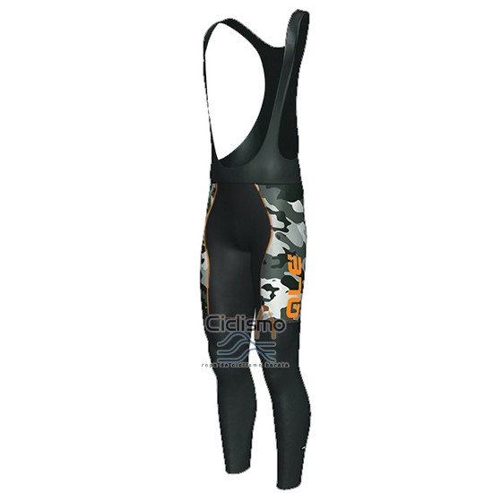 Ale Ropa Ciclismo Culotte Largo 2016 Hombre Mangas Largas Naranja y Negro