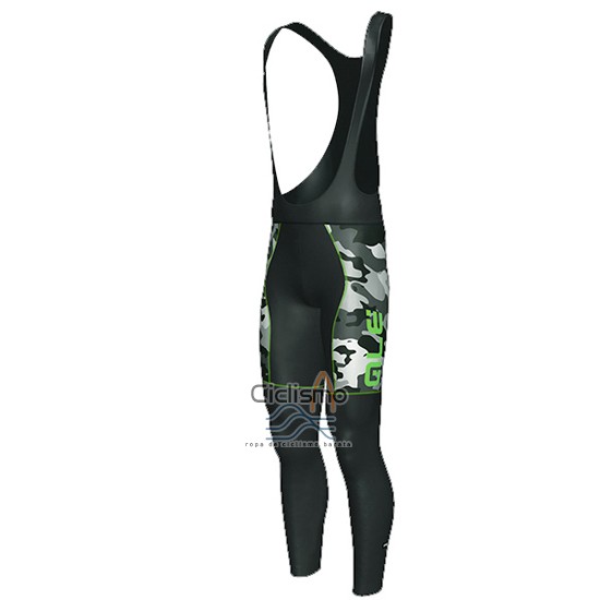 Ale Ropa Ciclismo Culotte Largo 2016 Hombre Mangas Largas Verde y Negro