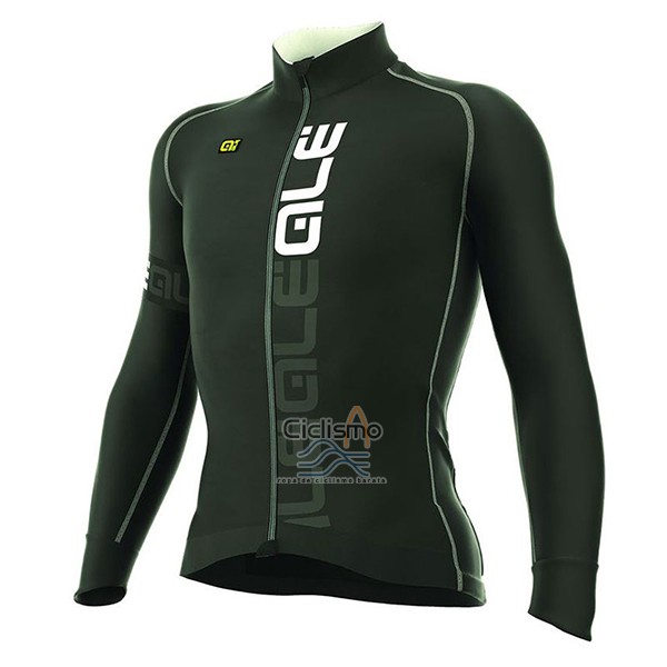 Ale Ropa Ciclismo Culotte Largo 2017 Hombre Mangas Largas 3 Season Negro y Blanco