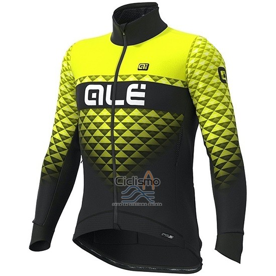 Ale Ropa Ciclismo Culotte Largo 2019 Hombre Mangas Largas Summit AMarillo Negro