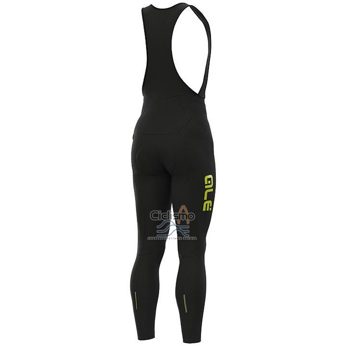 Ale Ropa Ciclismo Culotte Largo 2020 Hombre Mangas Largas AMarillo