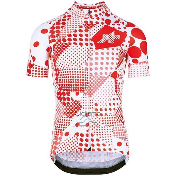 Assos Erlkoenig Ropa Ciclismo Culotte Corto 2020 Hombre Mangas Cortas Rojo Blanco