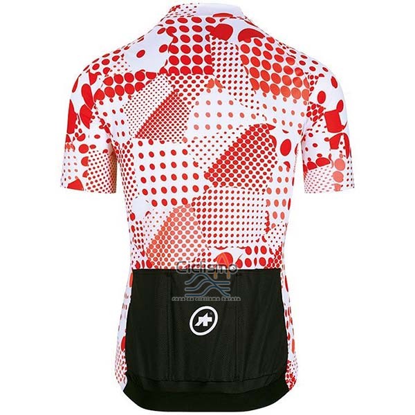 Assos Erlkoenig Ropa Ciclismo Culotte Corto 2020 Hombre Mangas Cortas Rojo Blanco