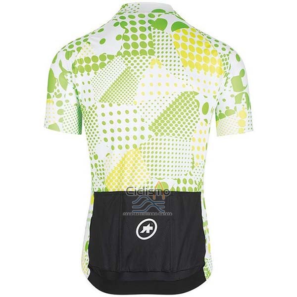 Assos Erlkoenig Ropa Ciclismo Culotte Corto 2020 Hombre Mangas Cortas Verde Blanco
