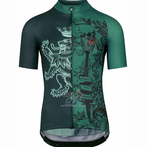 Assos Fastlane Wyndymilla Ropa Ciclismo Culotte Corto 2020 Hombre Mangas Cortas Verde