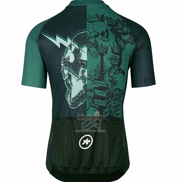 Assos Fastlane Wyndymilla Ropa Ciclismo Culotte Corto 2020 Hombre Mangas Cortas Verde
