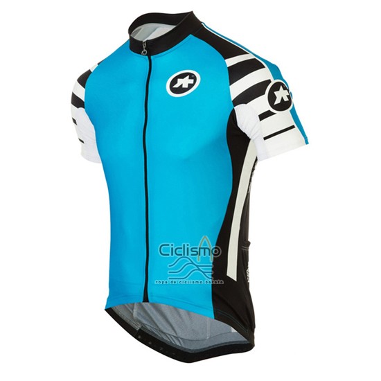 Assos Ropa Ciclismo Culotte Corto 2016 Hombre Mangas Cortas Negro y Azul