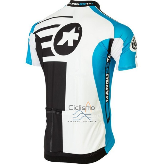 Assos Ropa Ciclismo Culotte Corto 2016 Hombre Mangas Cortas Negro y Azul