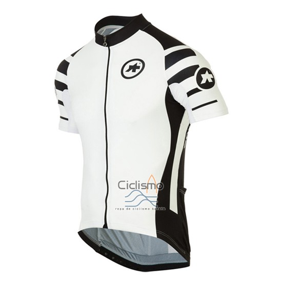 Assos Ropa Ciclismo Culotte Corto 2016 Hombre Mangas Cortas Negro y Blanco