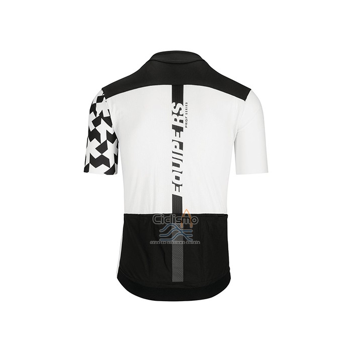 Assos Ropa Ciclismo Culotte Corto 2021 Hombre Mangas Cortas Blanco Negro