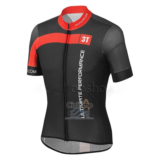 Castelli 3t Ropa Ciclismo Culotte Corto 2015 Hombre Mangas Cortas Negro y Rojo