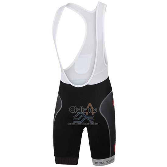 Castelli 3t Ropa Ciclismo Culotte Corto 2015 Hombre Mangas Cortas Negro y Rojo