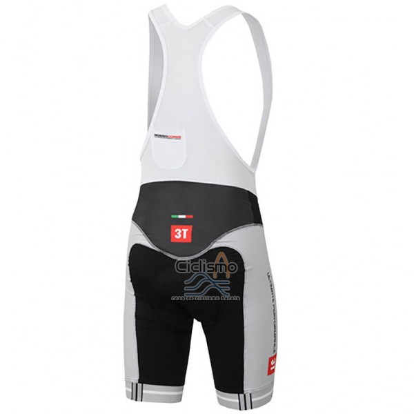 Castelli 3t Ropa Ciclismo Culotte Corto 2017 Hombre Mangas Cortas Gris y Negro
