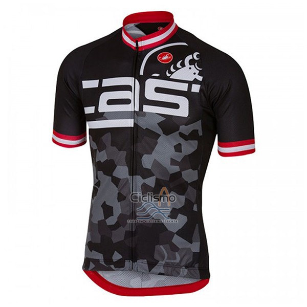 Castelli Attacco Ropa Ciclismo Culotte Corto 2017 Hombre Mangas Cortas Negro