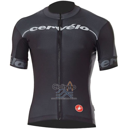 Castelli Cervelo Ropa Ciclismo Culotte Corto 2016 Hombre Mangas Cortas Negro