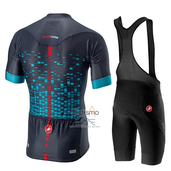 Castelli Climber's 2.0 Ropa Ciclismo Culotte Corto 2019 Hombre Mangas Cortas Negro Azur