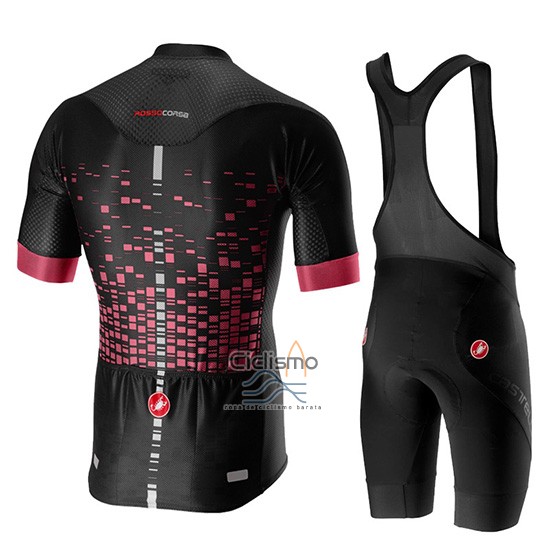 Castelli Climber's 2.0 Ropa Ciclismo Culotte Corto 2019 Hombre Mangas Cortas Negro Rosa