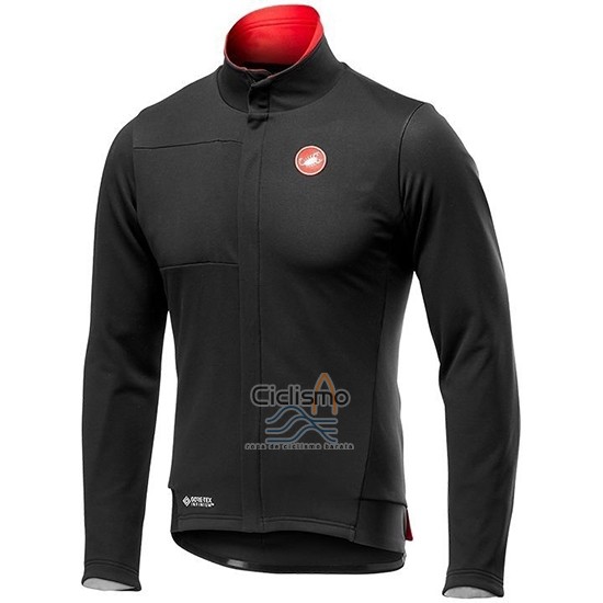 Castelli DE Ropa Ciclismo Culotte Largo 2019 Hombre Mangas Largas Negro Rojo