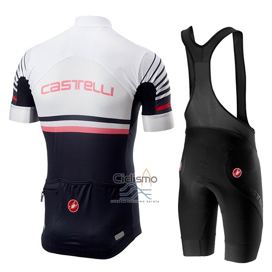 Castelli Free AR 4.1 Ropa Ciclismo Culotte Corto 2019 Hombre Mangas Cortas Blanco Negro