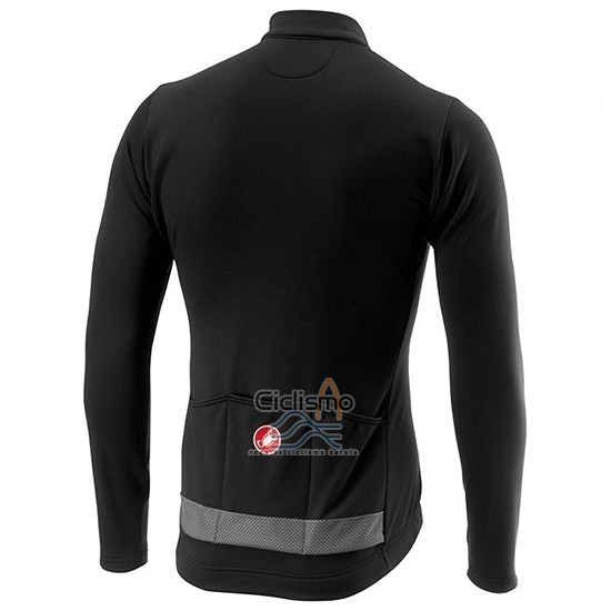 Castelli Puro 3 Ropa Ciclismo Culotte Largo 2019 Hombre Mangas Largas Gris Negro
