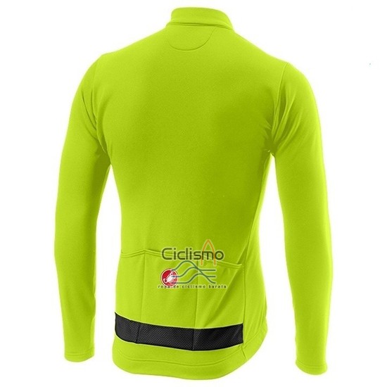 Castelli Puro 3 Ropa Ciclismo Culotte Largo 2019 Hombre Mangas Largas Verde Negro