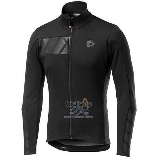 Castelli Raddoppia 2 Ropa Ciclismo Culotte Largo 2019 Hombre Mangas Largas Negro