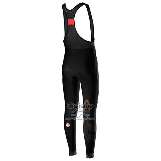 Castelli Raddoppia 2 Ropa Ciclismo Culotte Largo 2019 Hombre Mangas Largas Negro