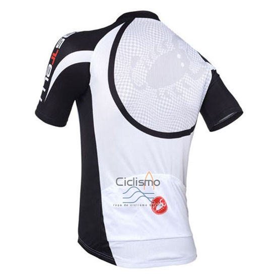 Castelli Ropa Ciclismo Culotte Corto 2013 Hombre Mangas Cortas Negro y Blanco