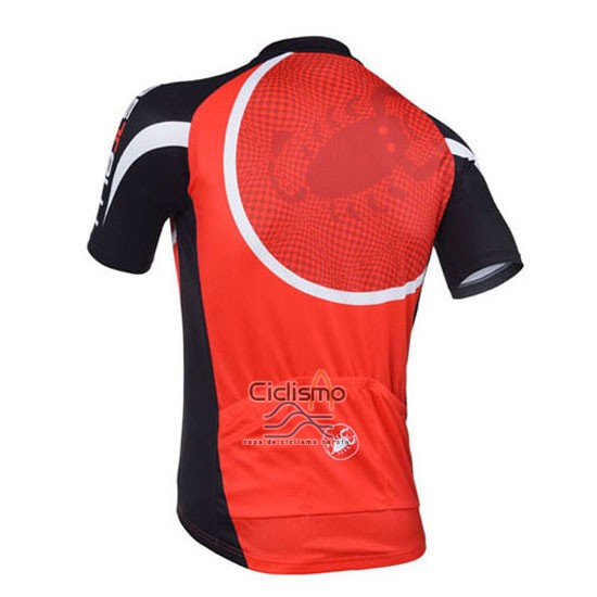 Castelli Ropa Ciclismo Culotte Corto 2013 Hombre Mangas Cortas Negro y Rojo