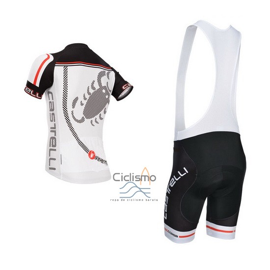 Castelli Ropa Ciclismo Culotte Corto 2014 Hombre Mangas Cortas Negro y Gris