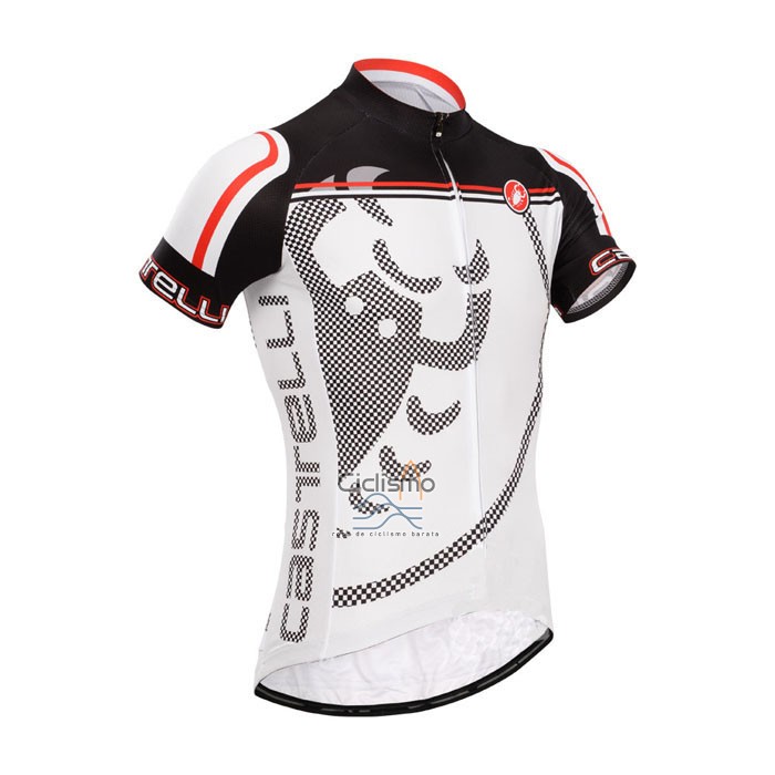 Castelli Ropa Ciclismo Culotte Corto 2014 Hombre Mangas Cortas Negro y Gris