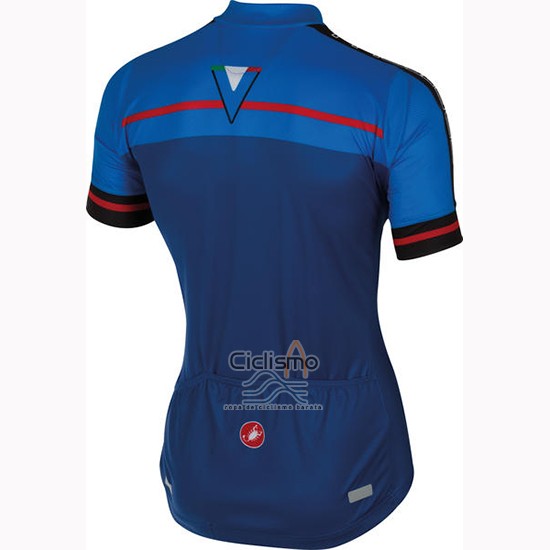 Castelli Ropa Ciclismo Culotte Corto 2016 Hombre Mangas Cortas Azul